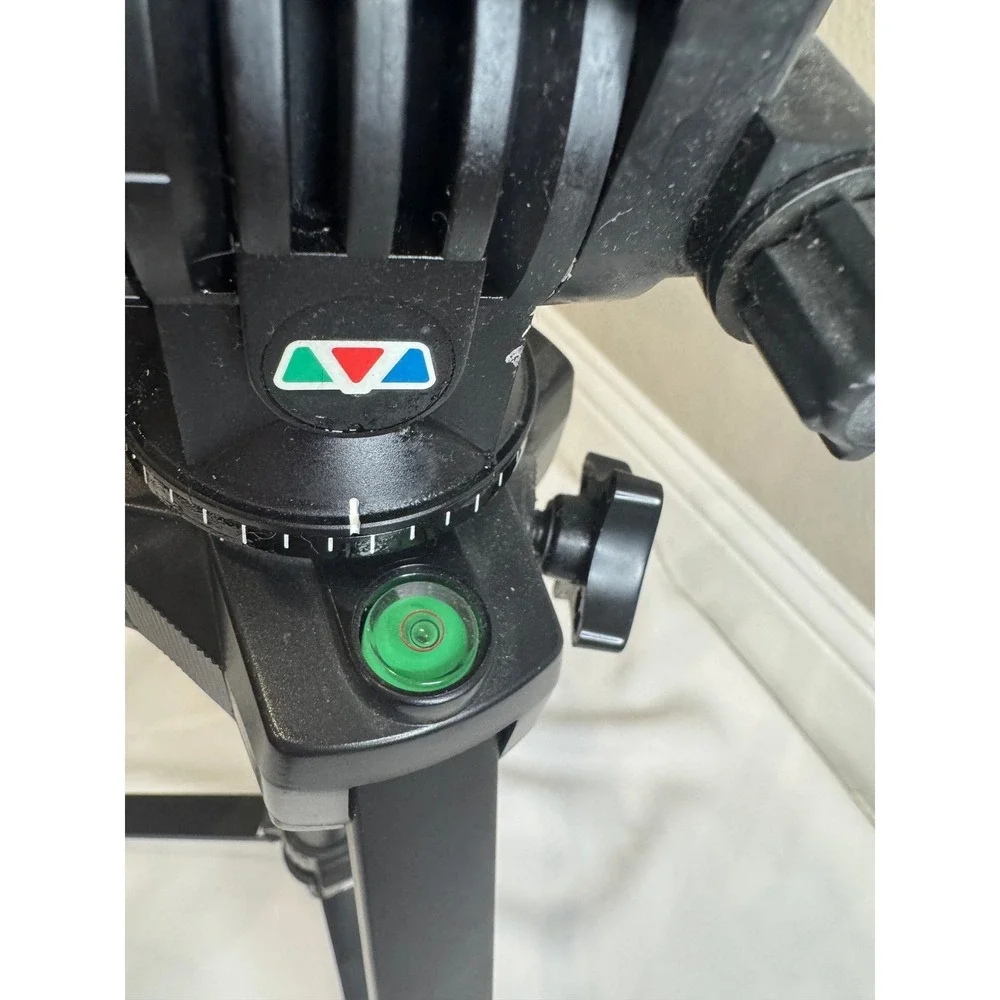 Velbon Videomate II Tripod Vel-flo 7 PH-358‎ Fluid Panhead Black Excellent Video